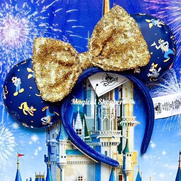 Loungefly Accessories - 2022 Walt Disney World Parks 50th Anniversary Loungefly Minnie Ears Headband NWT